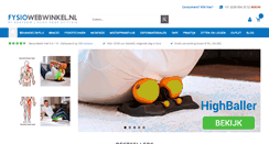 Desktop Screenshot of fysiowebwinkel.nl