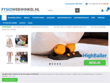 Tablet Screenshot of fysiowebwinkel.nl